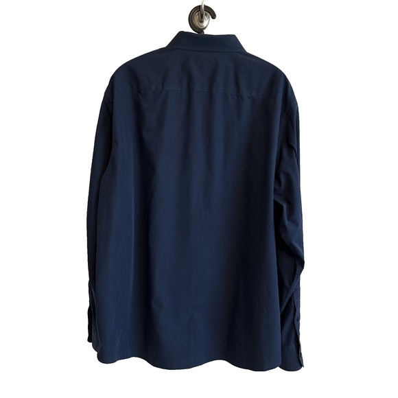 Untuckit Mens XXl Long Sleeve Button Shirt Wrinkle Free Relaxed Fit Everyday - Picture 2 of 10